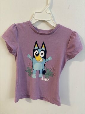 Bluey Purple Graphic Tee for Kids 2-3 years